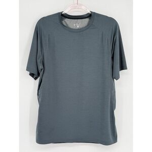 Liberty Pro Mens Gray Active Performance T-Shirt Short Sleeve Mesh Back Sz M